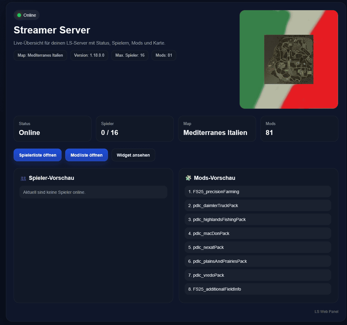 LS Webpanel
